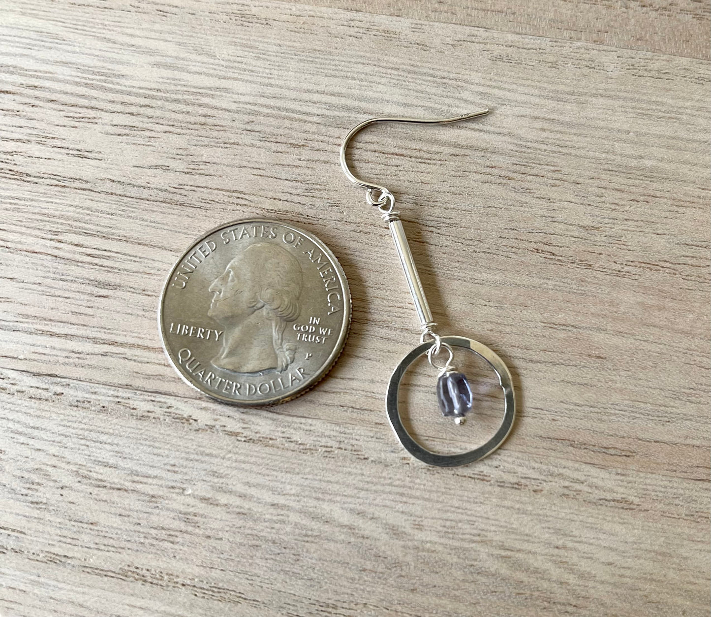 Violet earrings