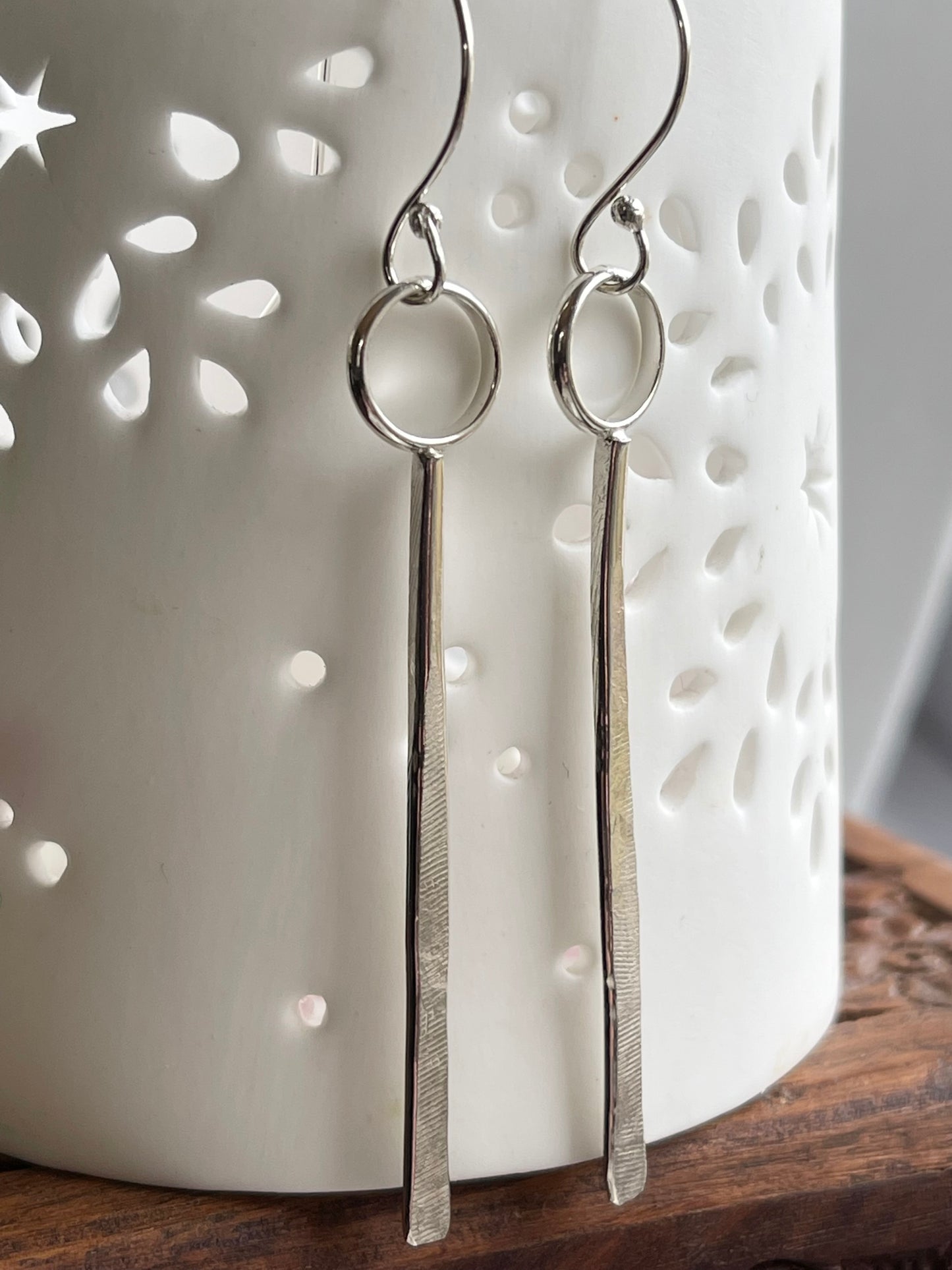 Linear + Loop earrings