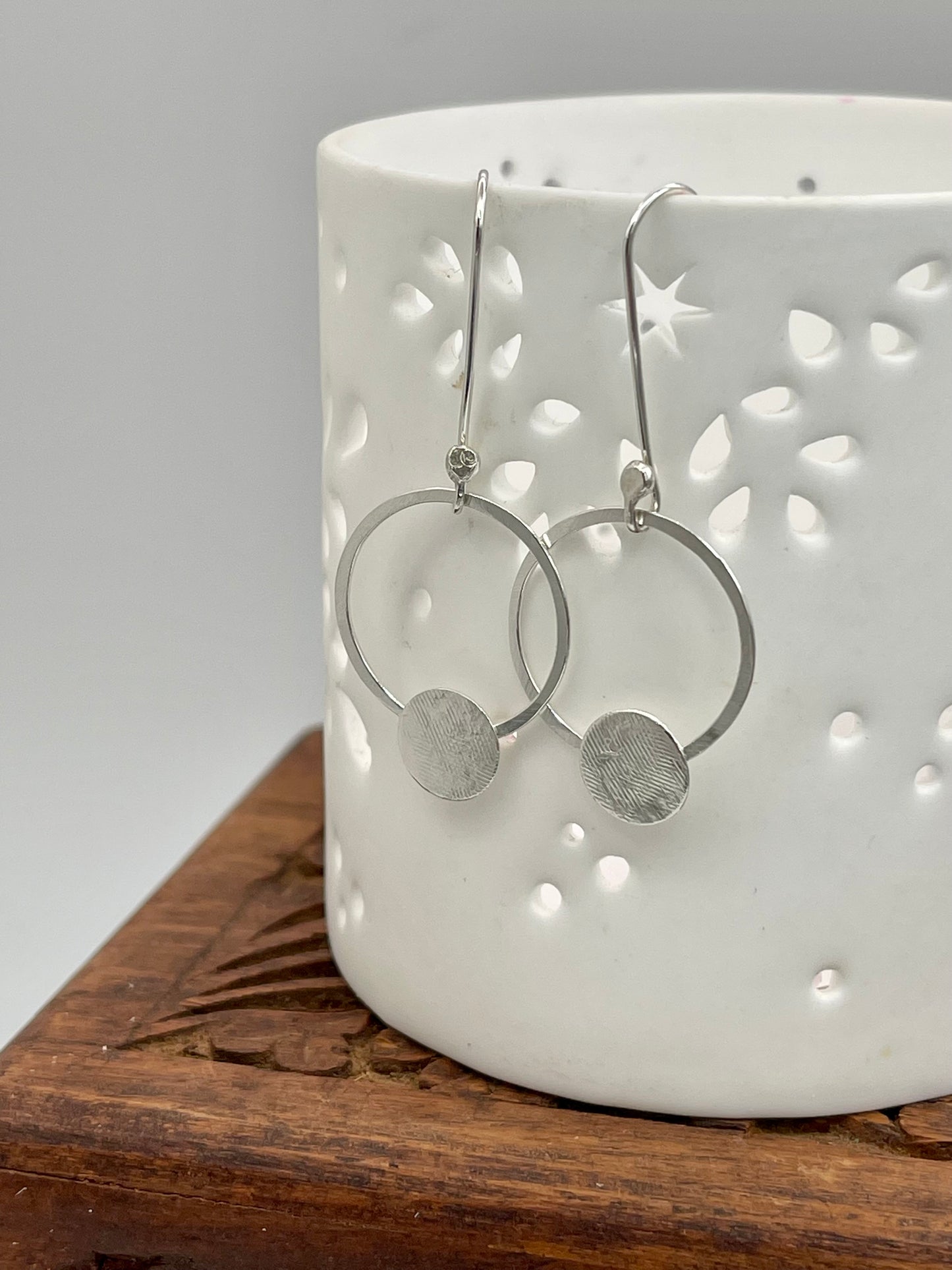 Silver Circles earrings