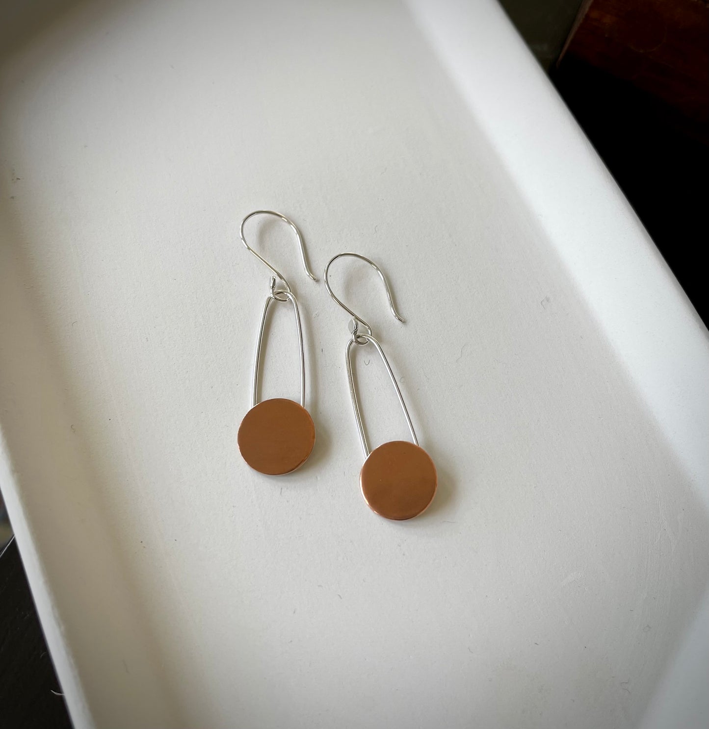 Mixed Metals earrings
