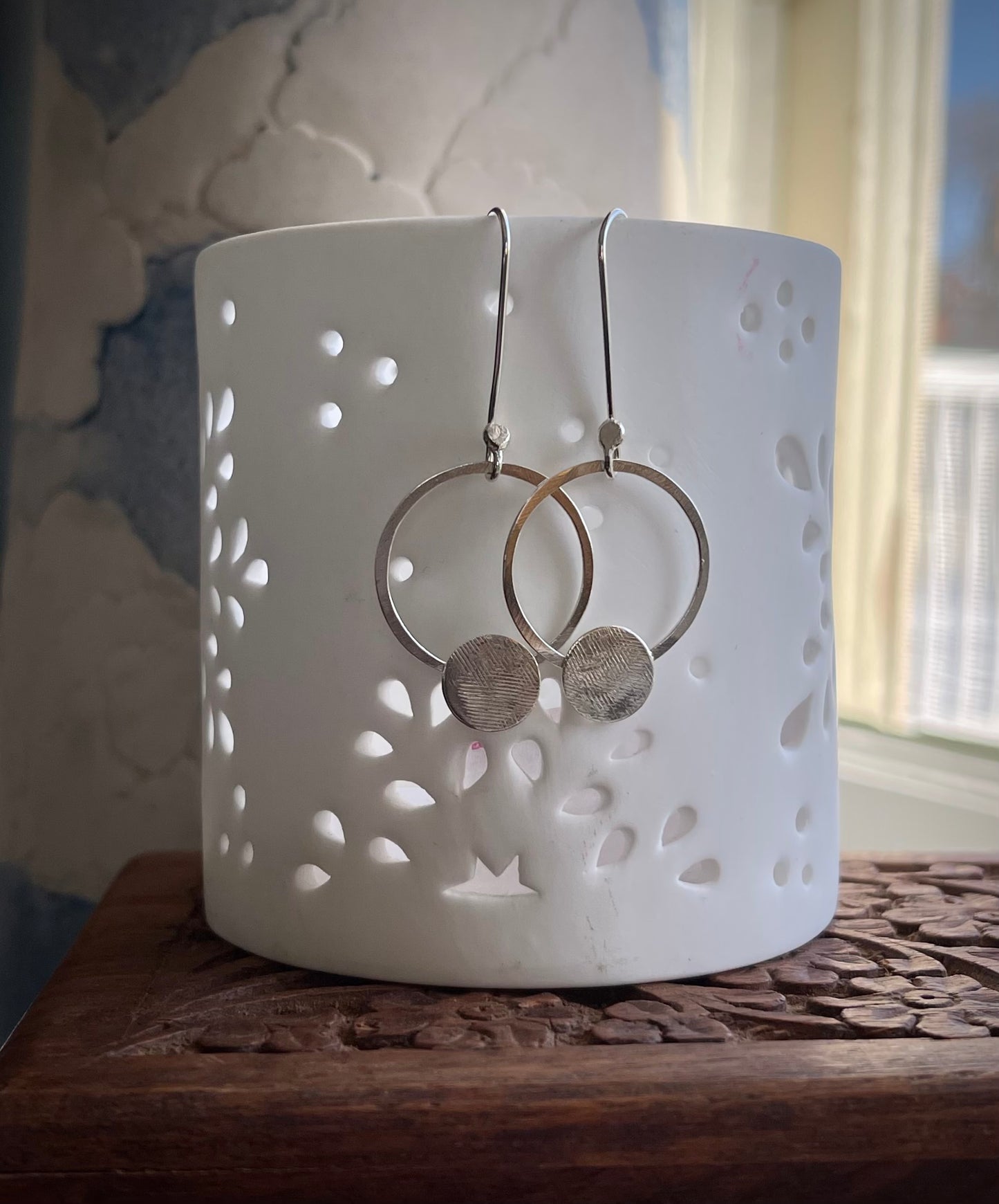 Silver Circles earrings