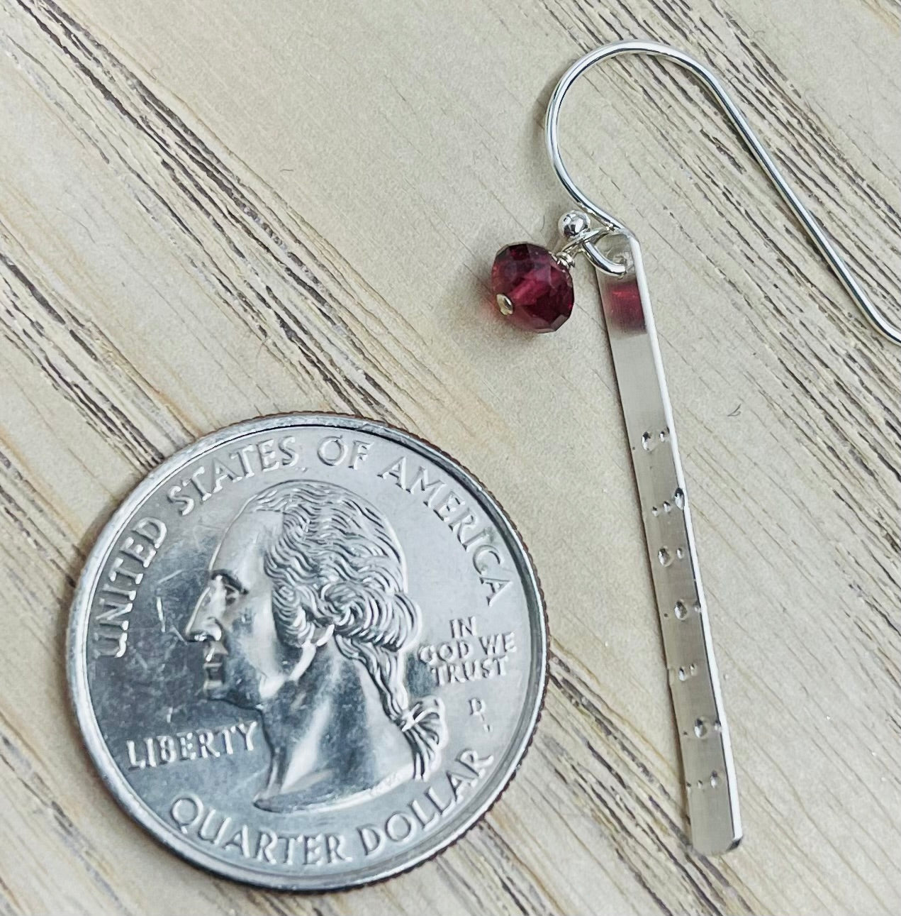 Garnet Glow earrings