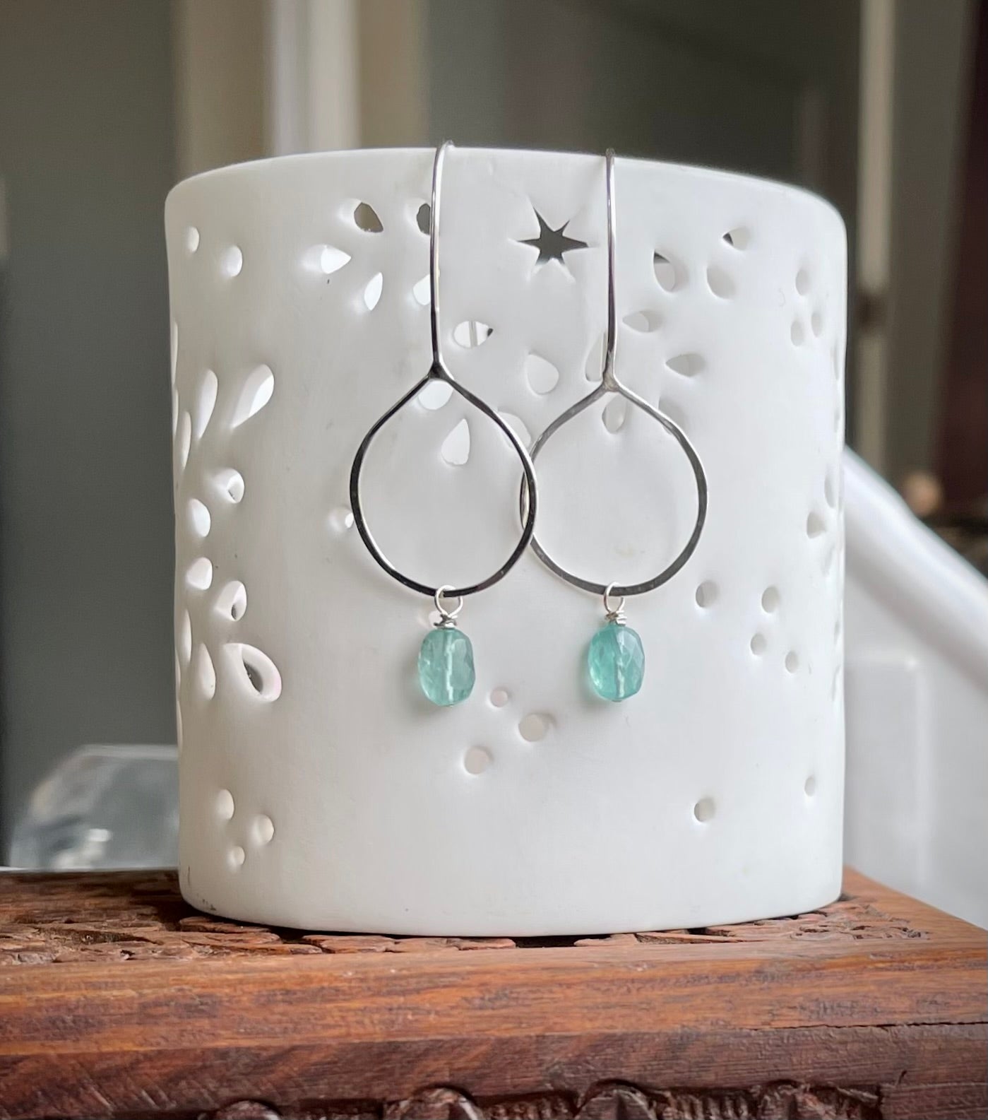Raindrop earrings