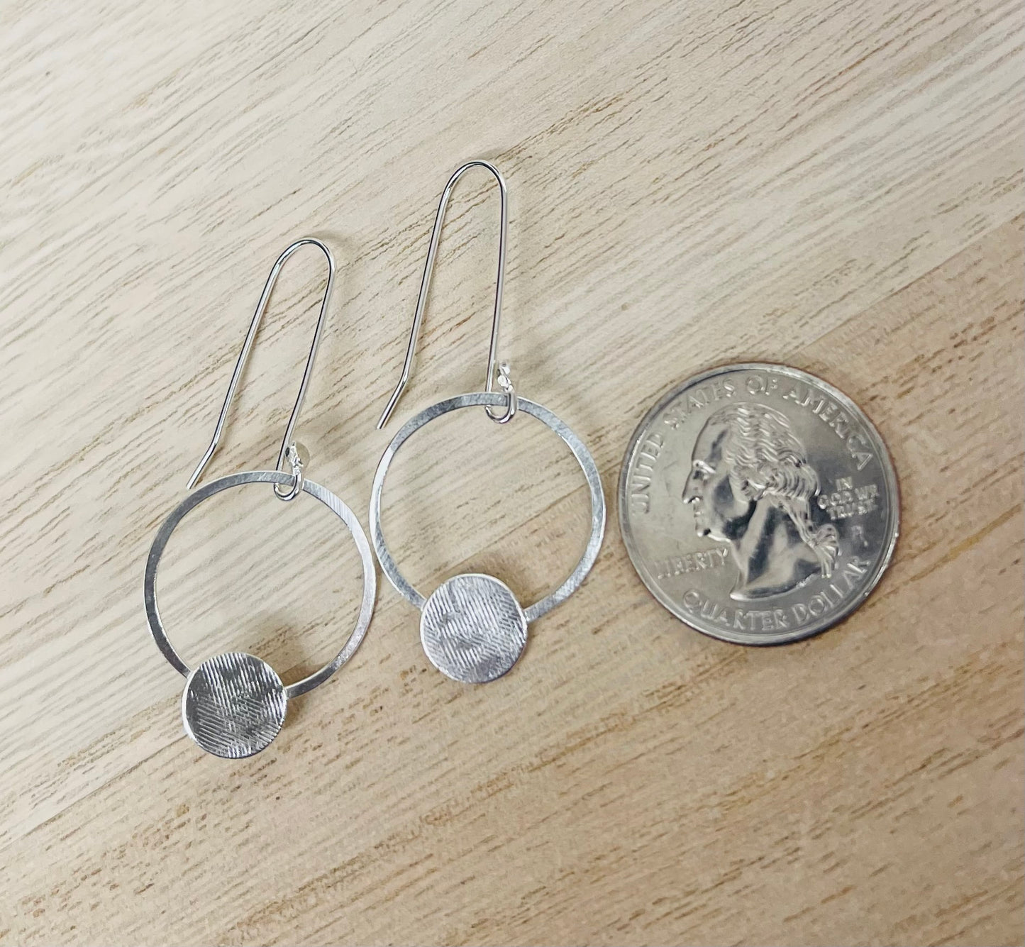 Silver Circles earrings