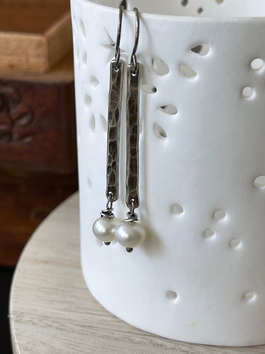 Modern Pearl earrings