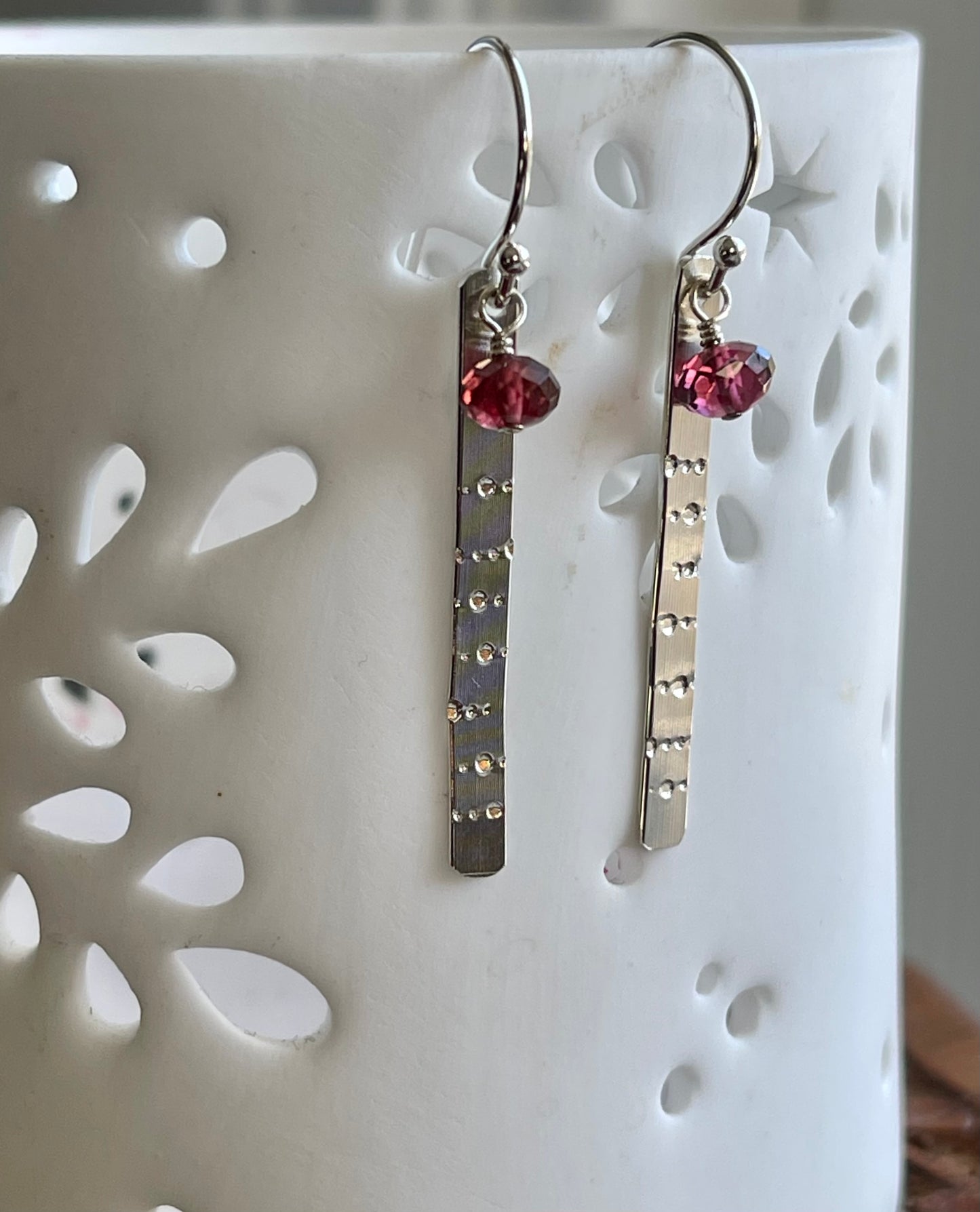 Garnet Glow earrings